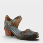 L'Artiste CABRACHO SHOES in BLUE MULTI, front view