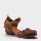 L'Artiste CABRACHO SHOES in CAMEL MULTI, front view