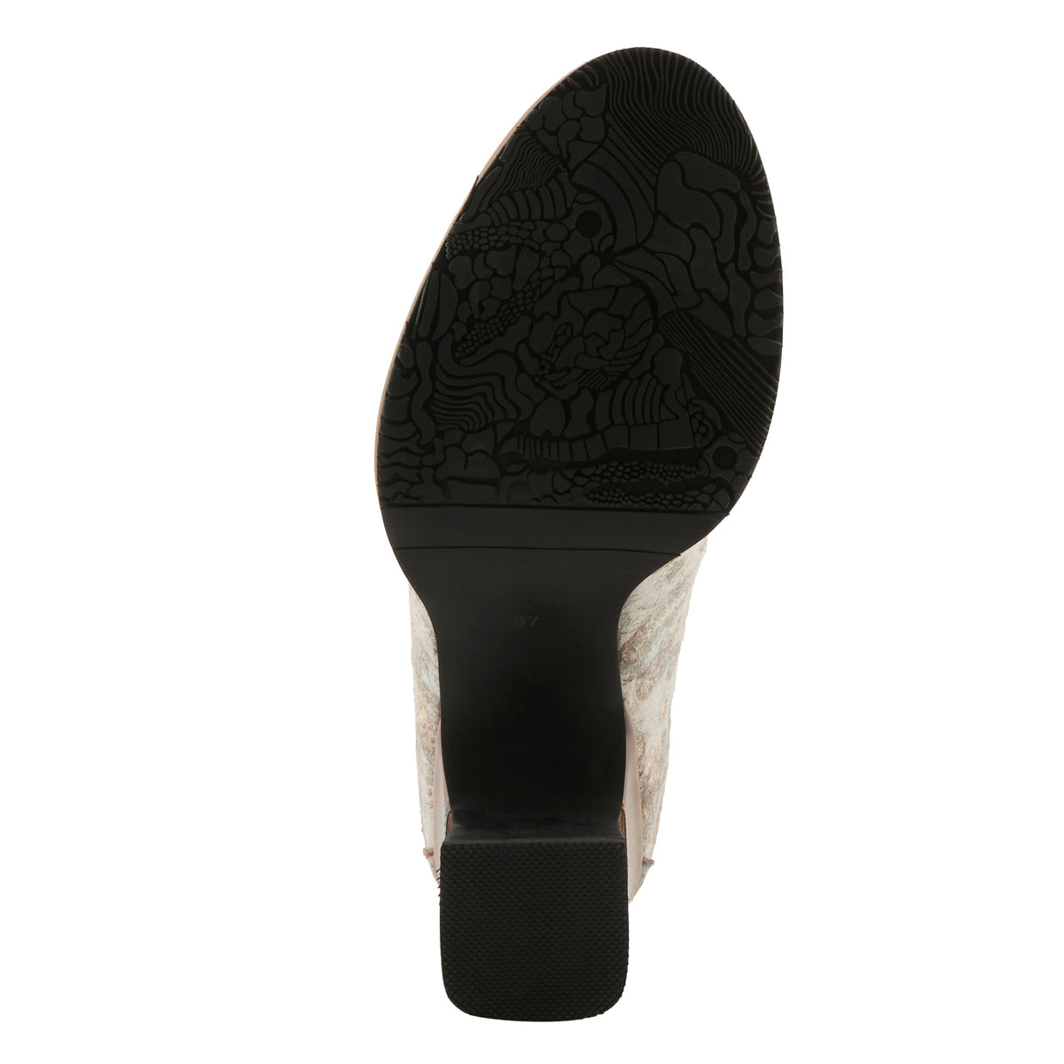L'Artiste L'ARTISTE CADEN SHOES shoe in grey multi with handcrafted leather design