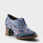 L'Artiste CADEN SHOES in NAVY MULTI, front view