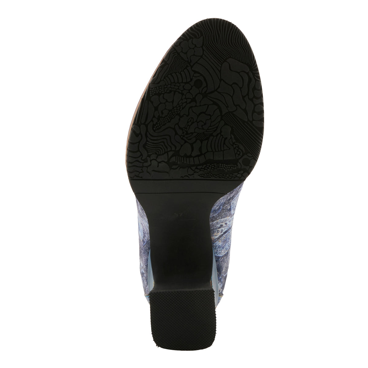 L'Artiste L'ARTISTE CADEN SHOES shoe in navy multi with handcrafted leather design