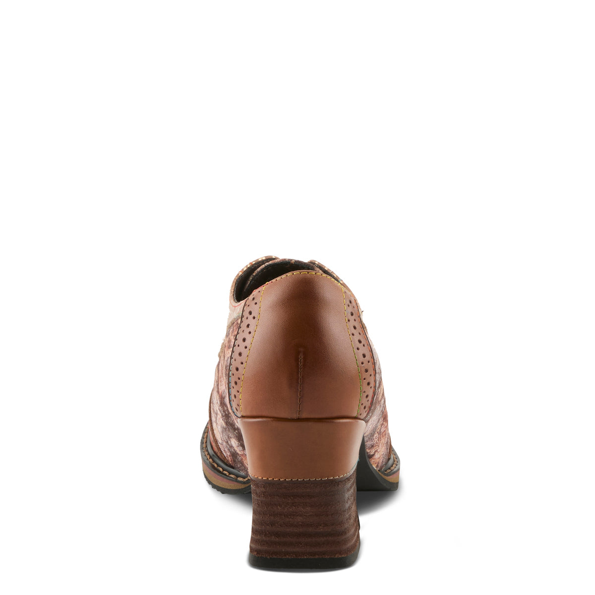 L'Artiste L'ARTISTE CADEN SHOES shoe in tan multi with handcrafted leather design
