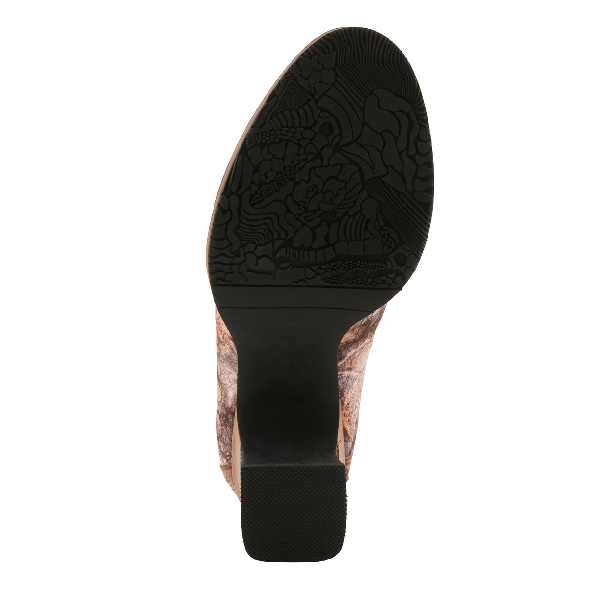 L'Artiste L'ARTISTE CADEN SHOES shoe in tan multi with handcrafted leather design