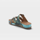 L'Artiste Caelana sandals in Blue Multi, alternate angle view