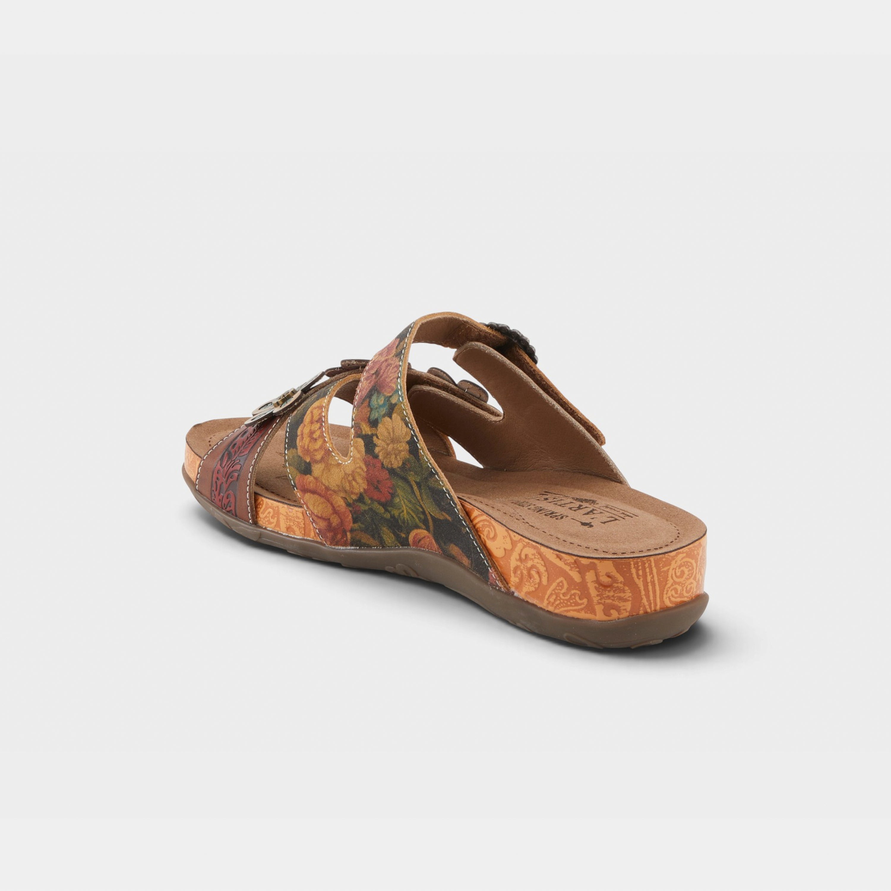 L'Artiste Caelana sandals in Brown Multi, alternate angle view