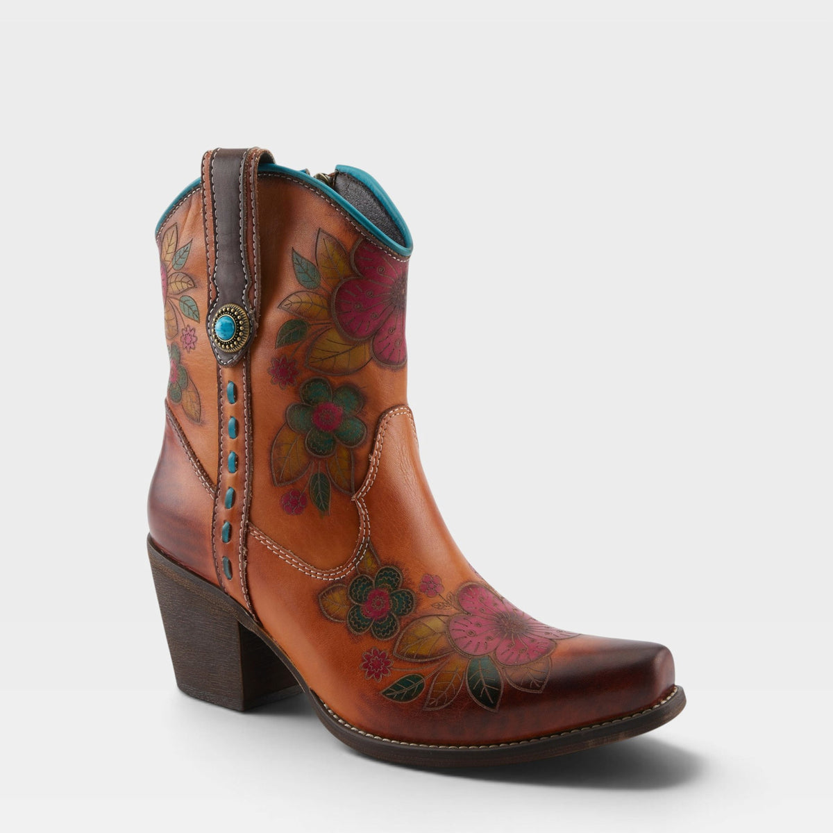 L'Artiste CAHOOTS BOOTS in CAMEL MULTI, front view
