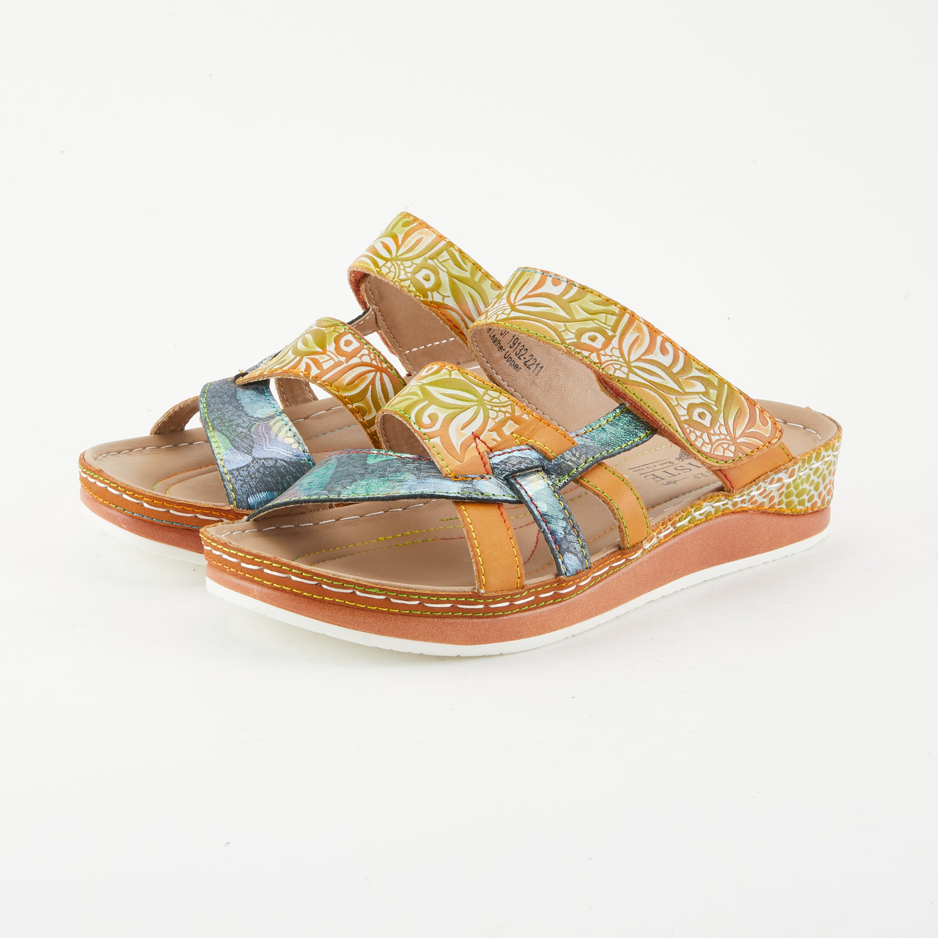 Caiman Spring Step Artiste L'artiste Caiman Slide Sandal: Slip On