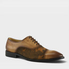 L'Artiste Men Calder Oxford Shoe in Camel, front view