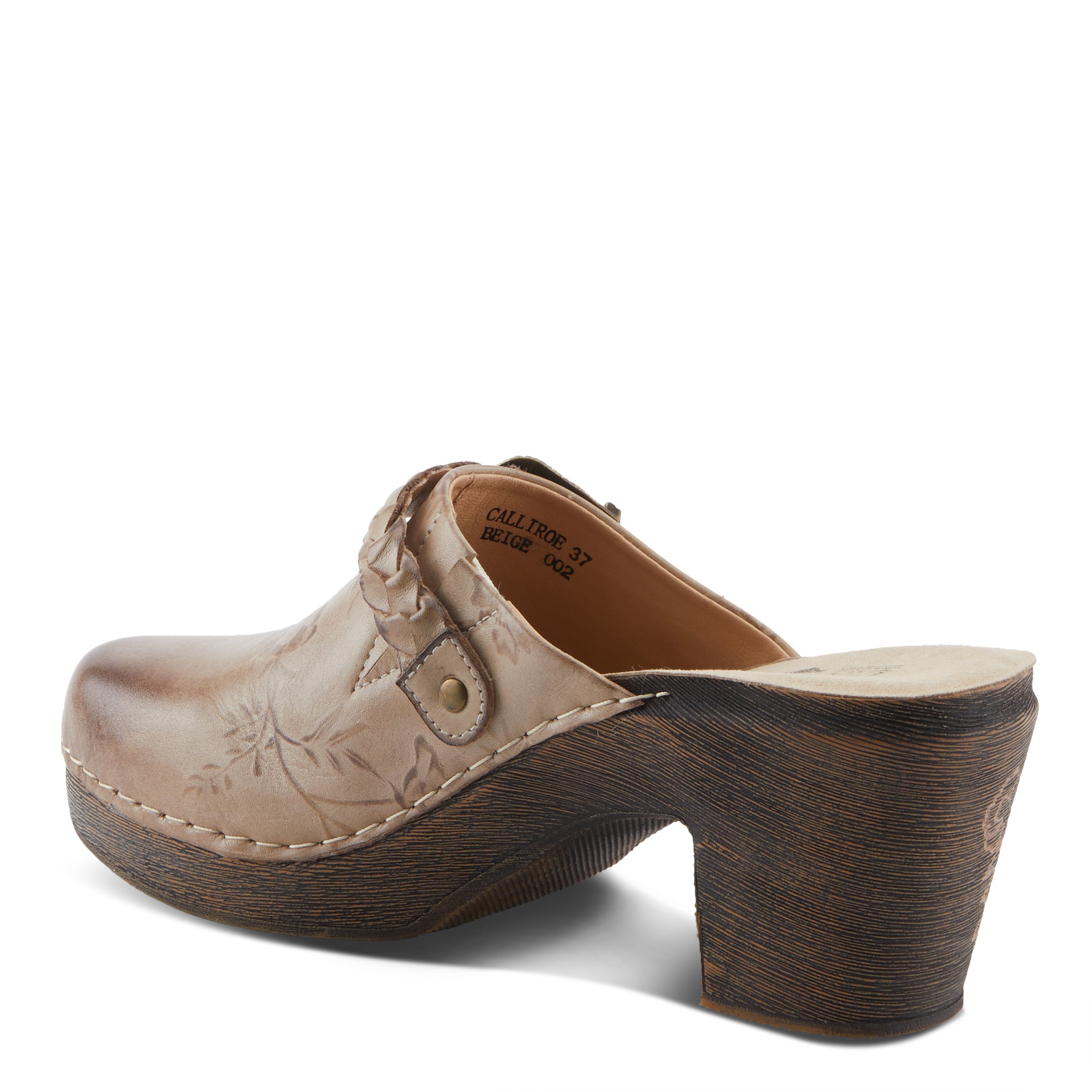 Women's L'Artiste Calliroe Hand-Painted Clogs - Spring Step Shoes