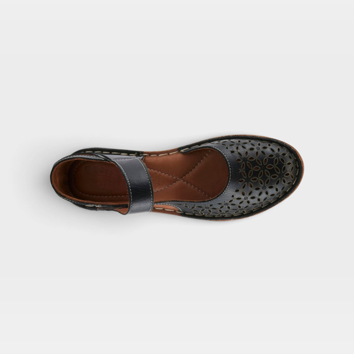 Spring Step Canoya Black Sandal