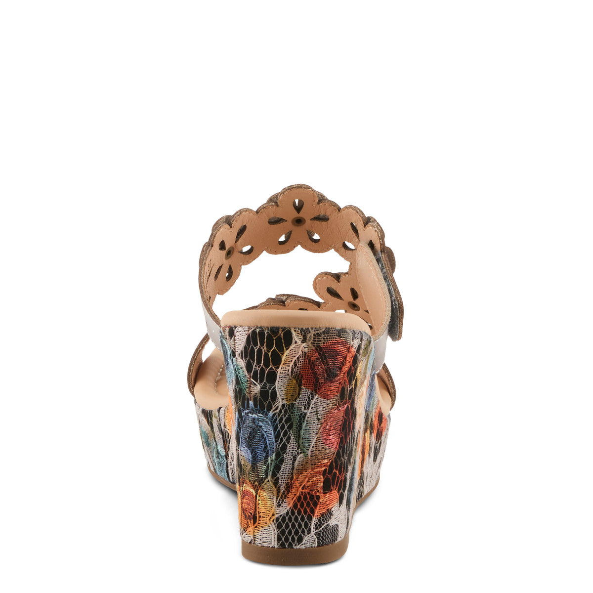 L'Artiste L'ARTISTE CAPRICE SANDALS sandal in grey with handcrafted leather design