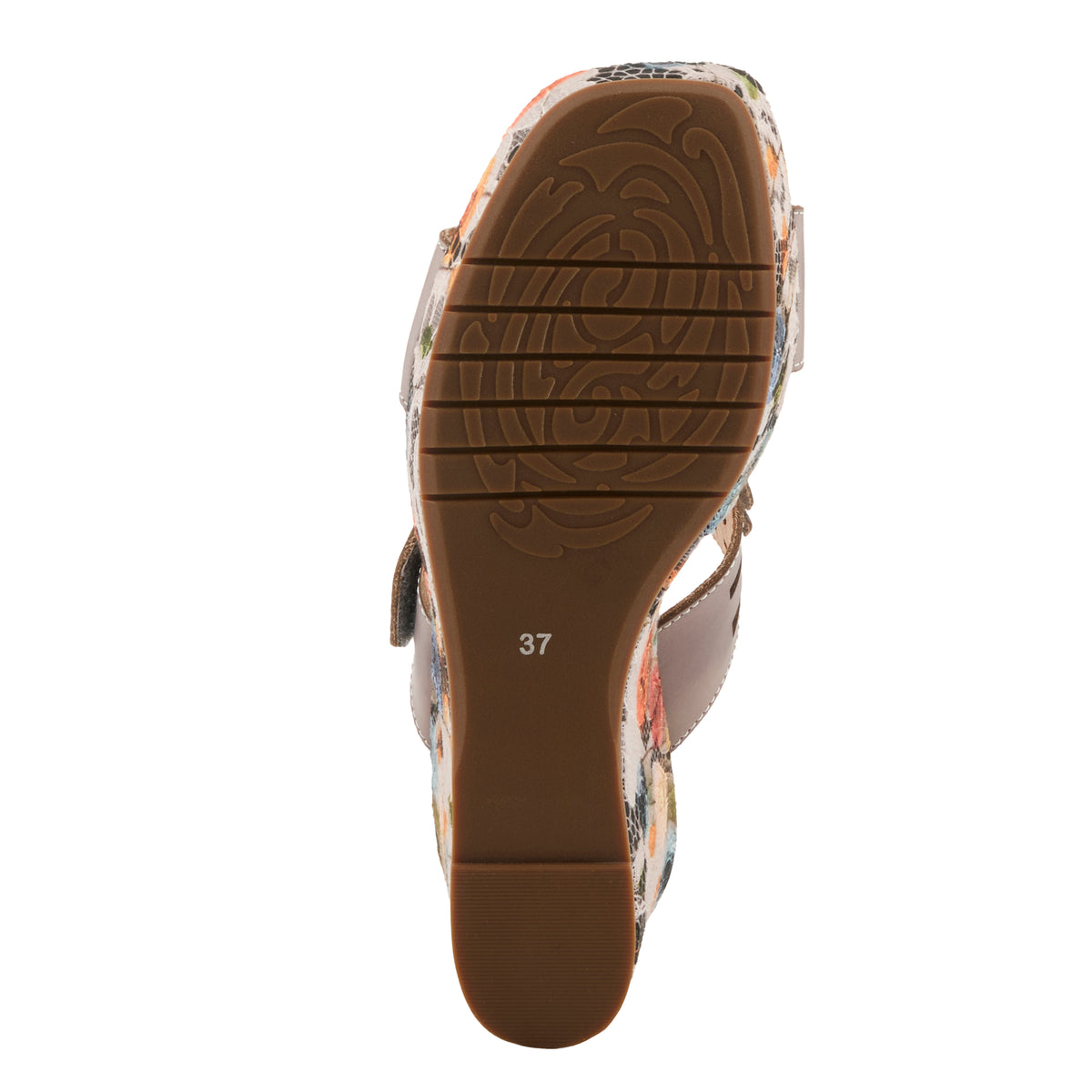 L'Artiste L'ARTISTE CAPRICE SANDALS sandal in grey with handcrafted leather design
