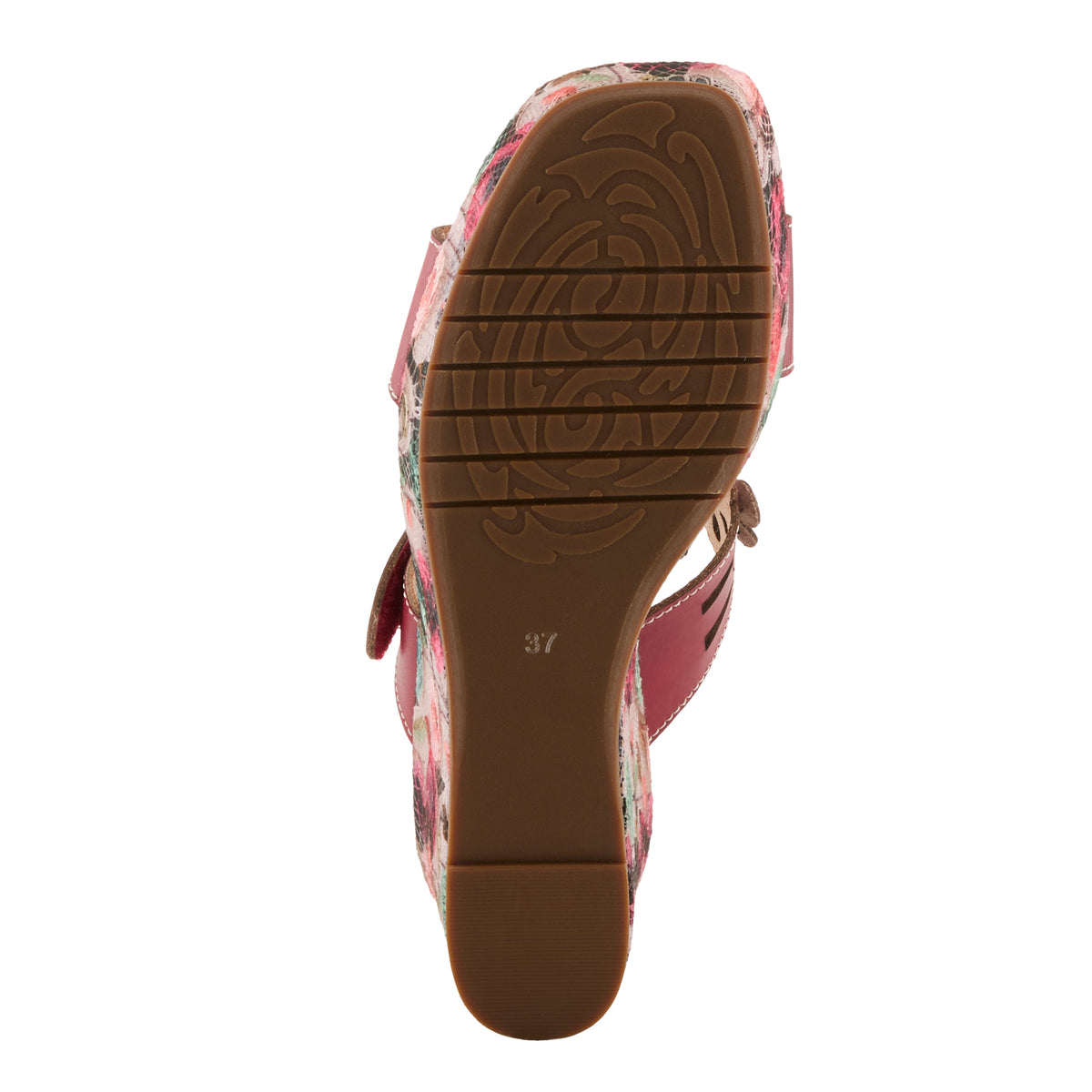 L'Artiste L'ARTISTE CAPRICE SANDALS sandal in red with handcrafted leather design