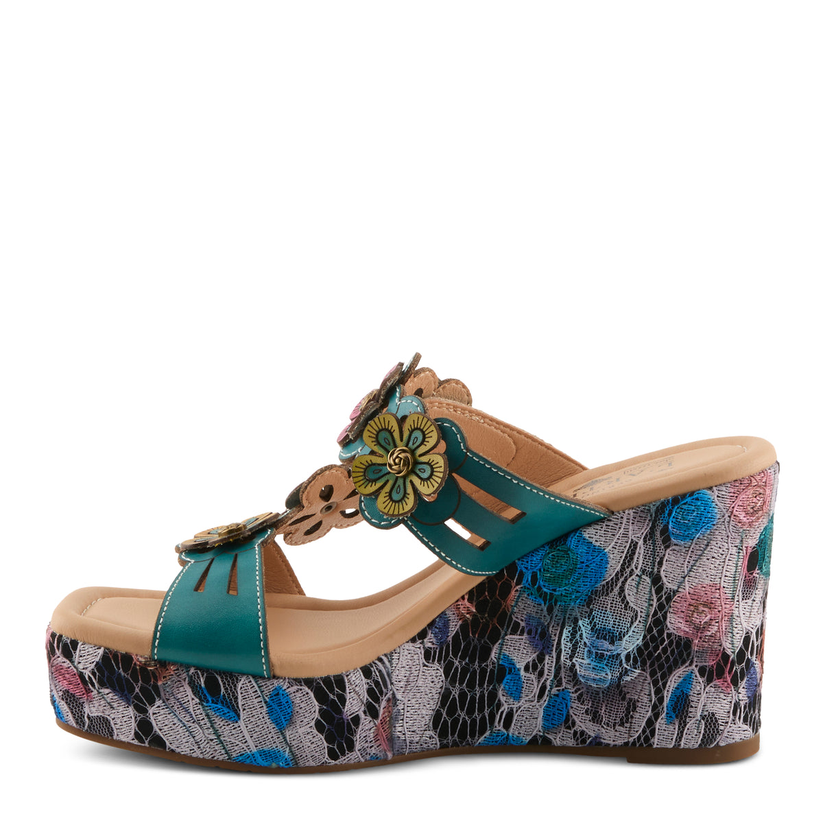 L'Artiste L'ARTISTE CAPRICE SANDALS sandal in red with handcrafted leather design