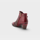L'Artiste Captivate booties in Bordeaux Multi, alternate angle view