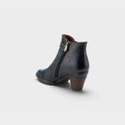L'Artiste Captivate booties in Navy Multi, alternate angle view