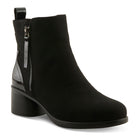 BLACK FAUX SUEDE