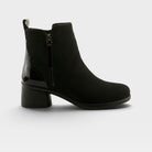 Flexus Carawey Black Faux Suede Boot