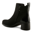BLACK FAUX SUEDE