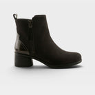 Flexus Carawey Grey Faux Suede Boot