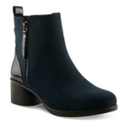 NAVY FAUX SUEDE