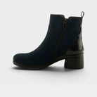Flexus Carawey Navy Faux Suede Boot