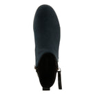 NAVY FAUX SUEDE