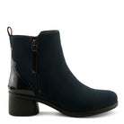 NAVY FAUX SUEDE