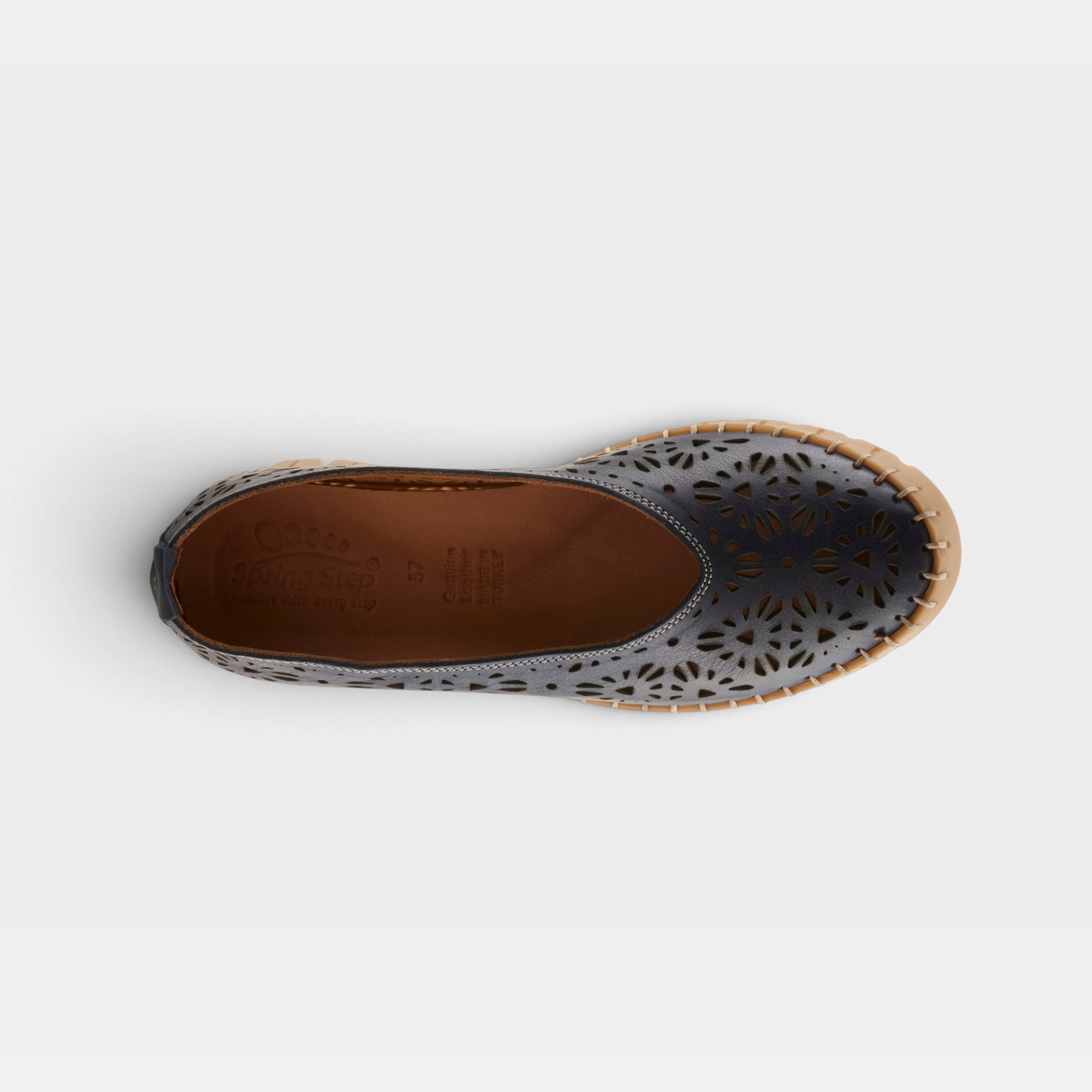 Spring Step Carosa Navy Shoe