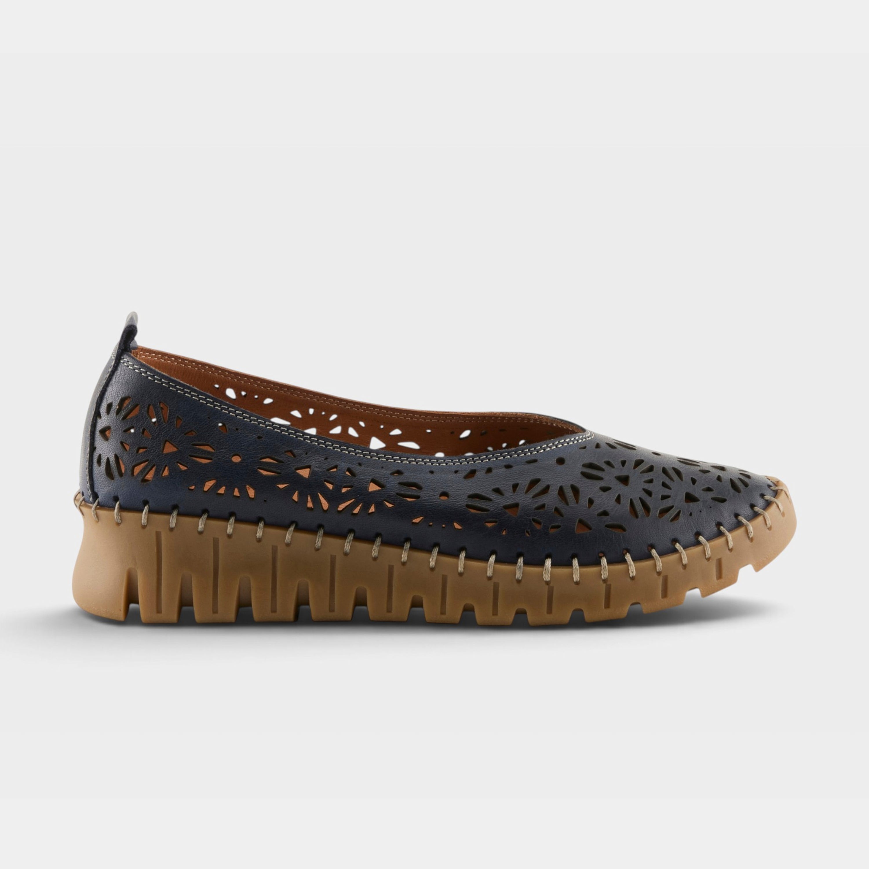 Spring Step Carosa Navy Shoe