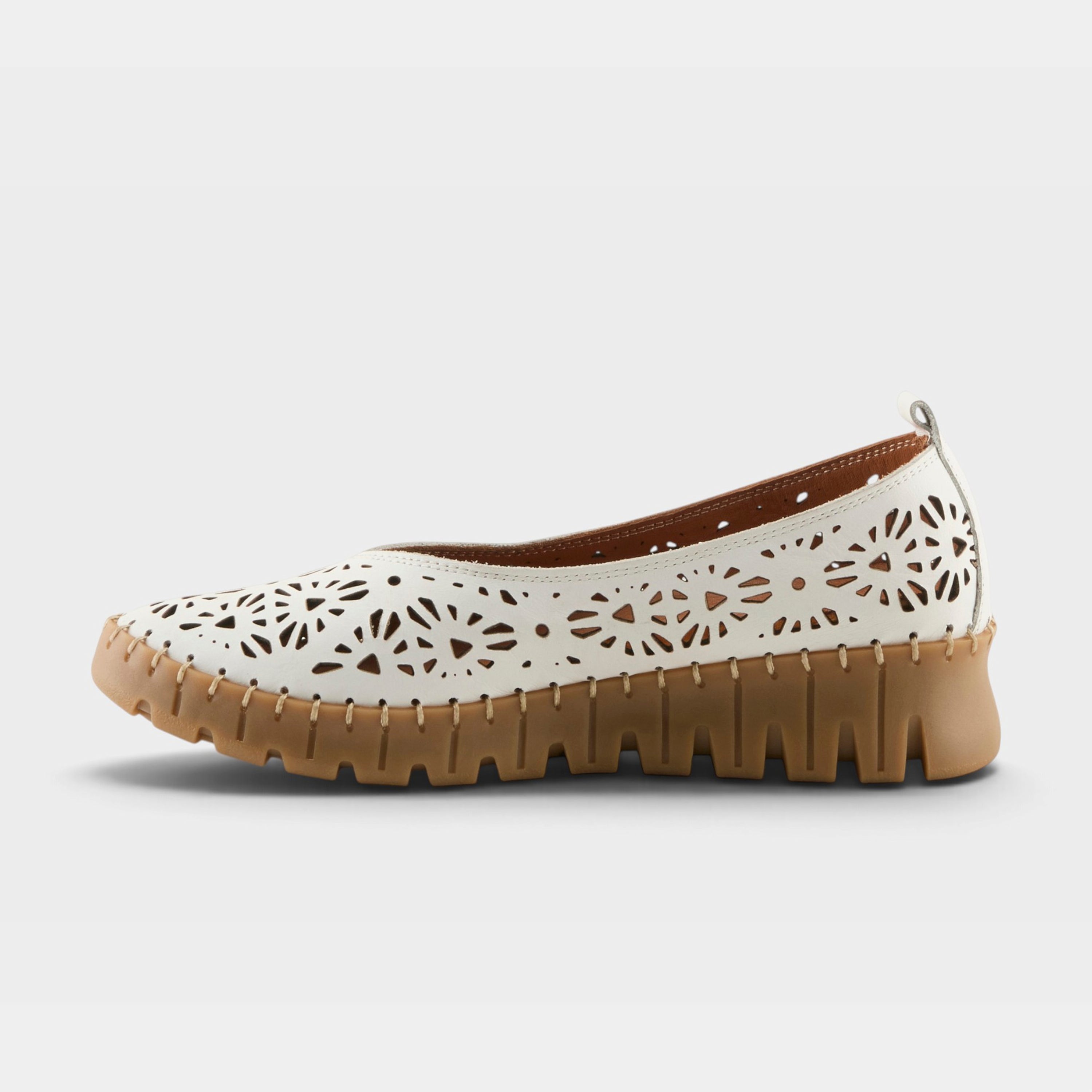 Spring Step Carosa White Shoe