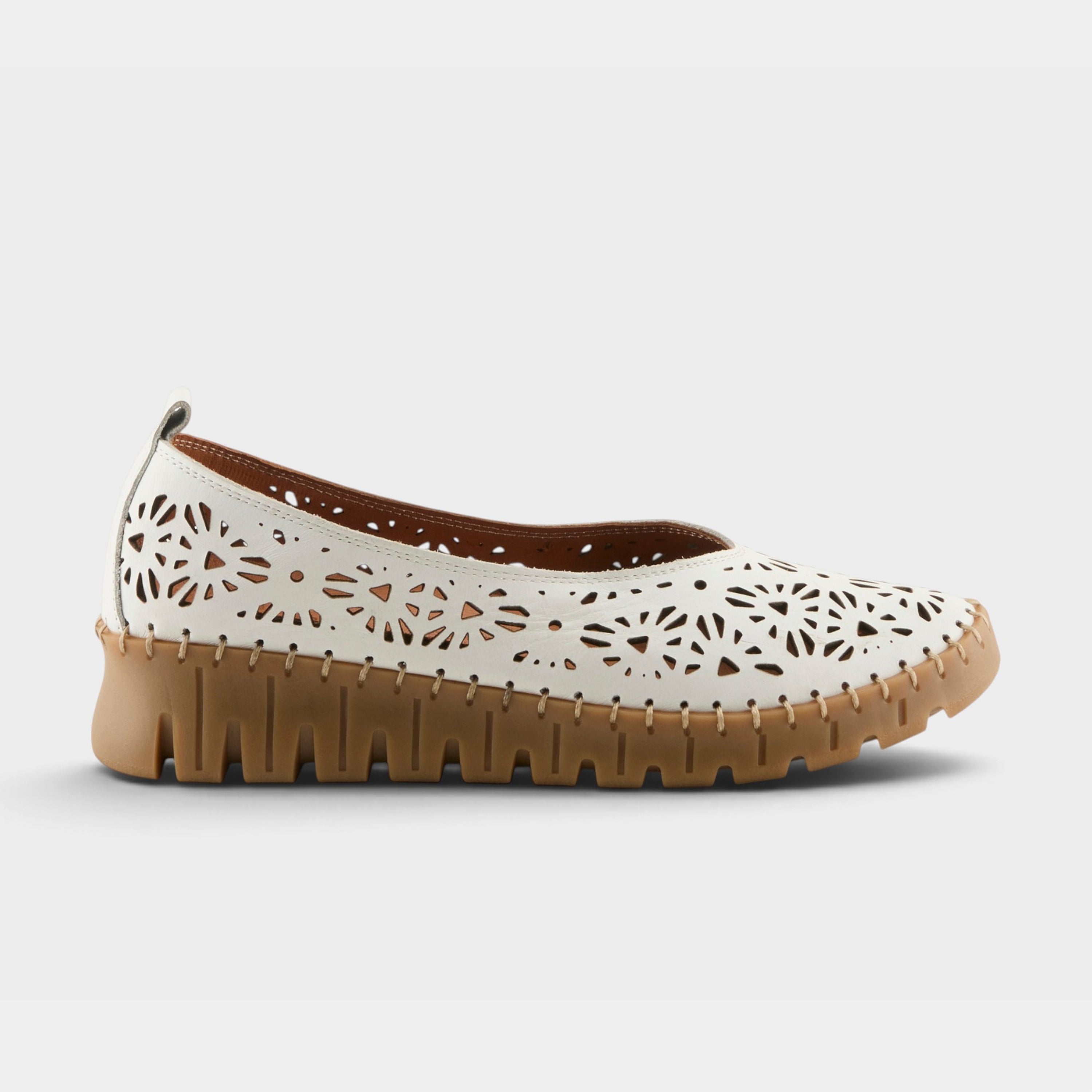 Spring Step Carosa White Shoe