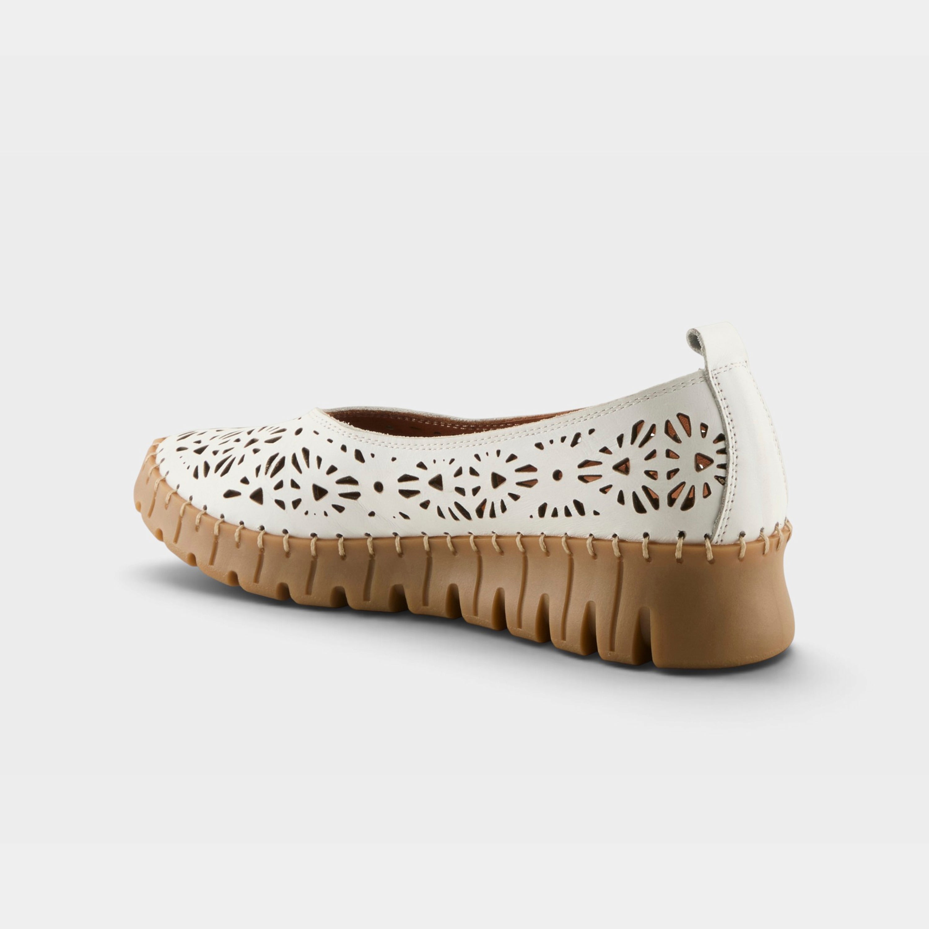 Spring Step Carosa White Shoe