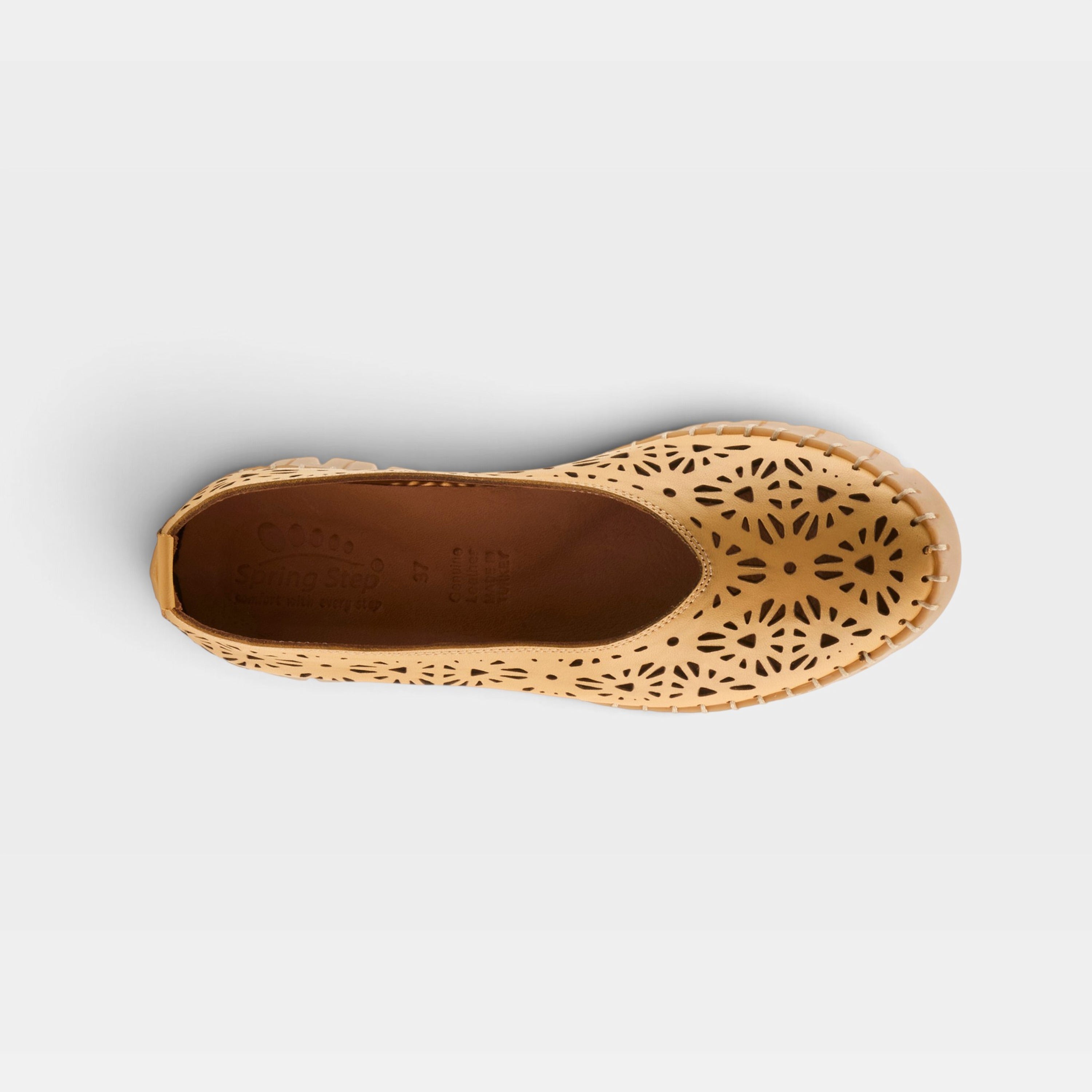 Spring Step Carosa Yellow Shoe