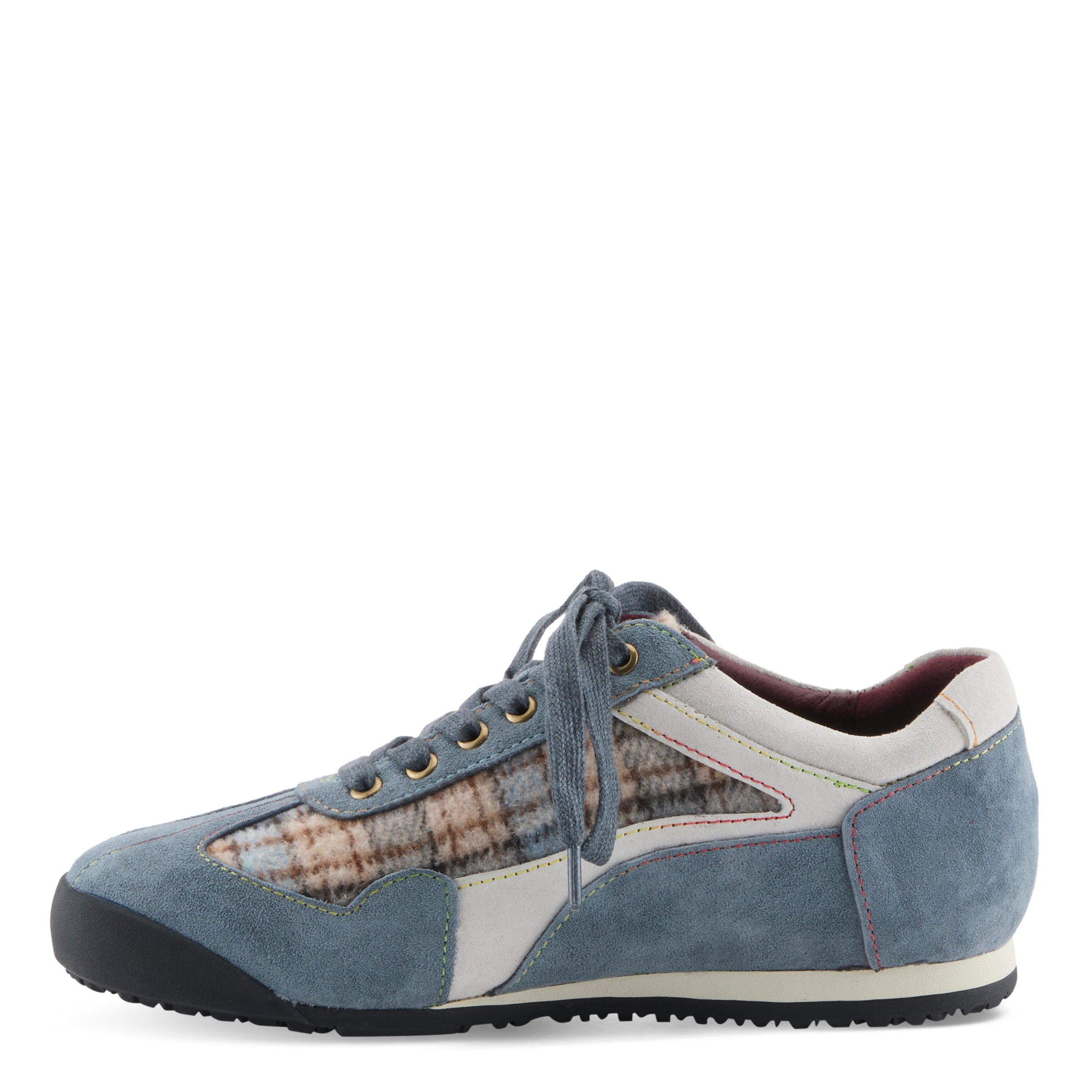 BLUE MULTI SUEDE