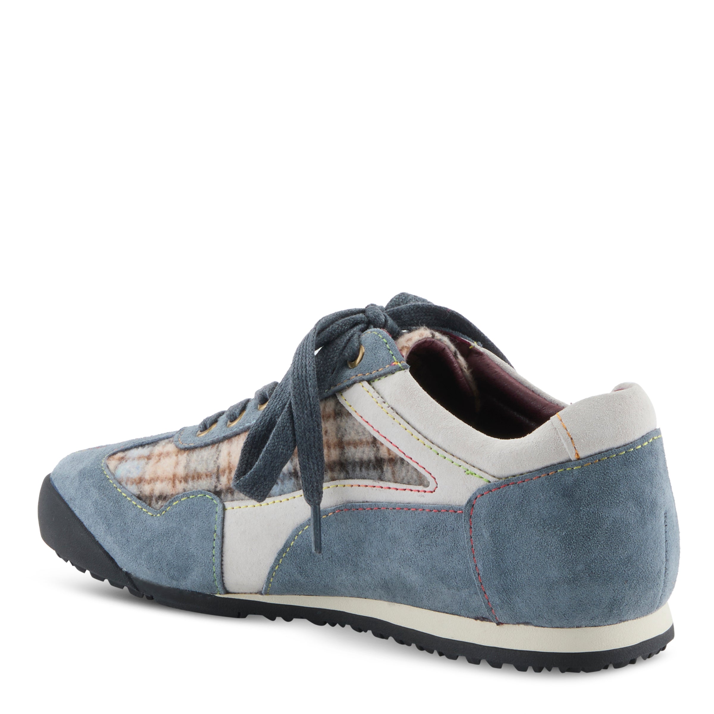 BLUE MULTI SUEDE