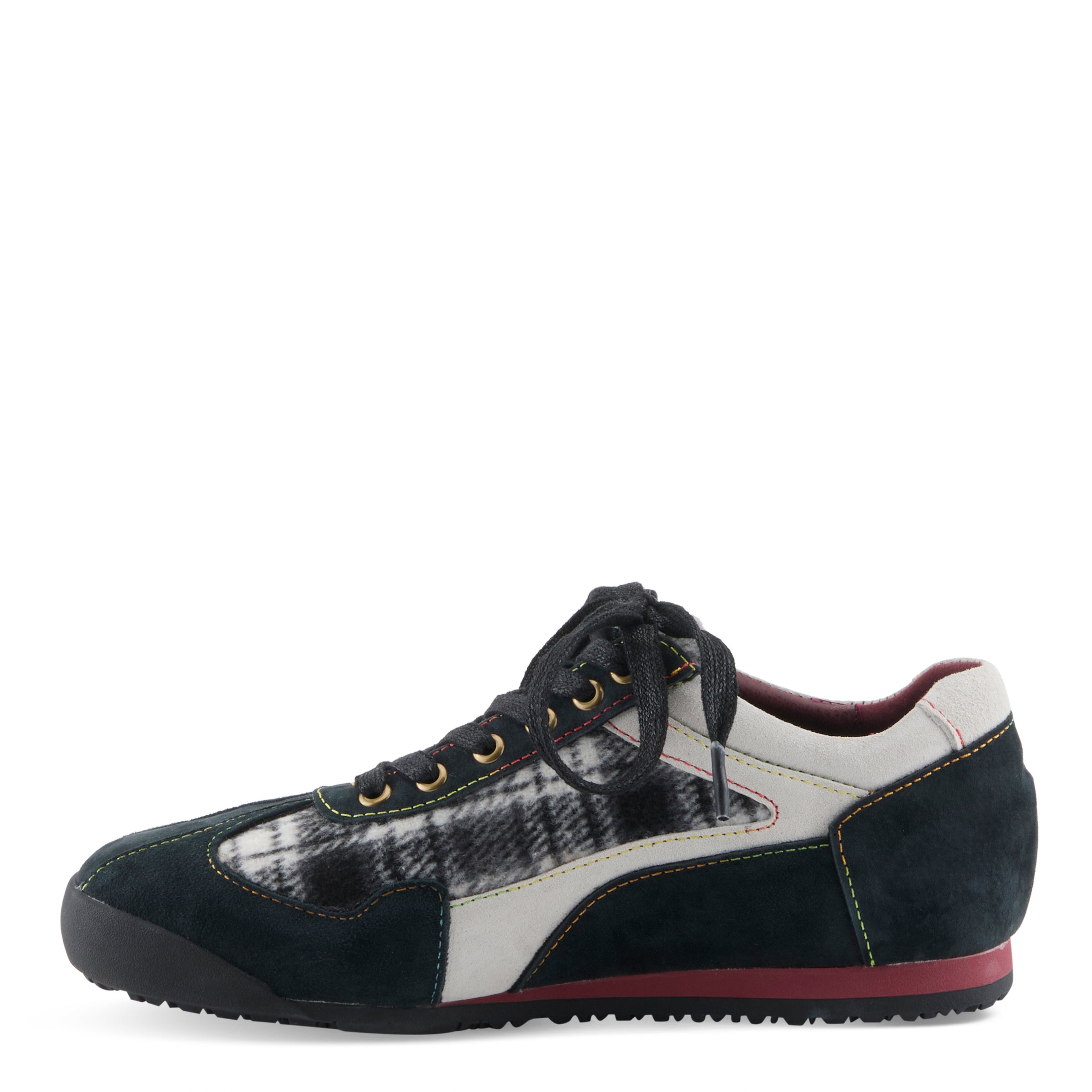 BLACK MULTI SUEDE