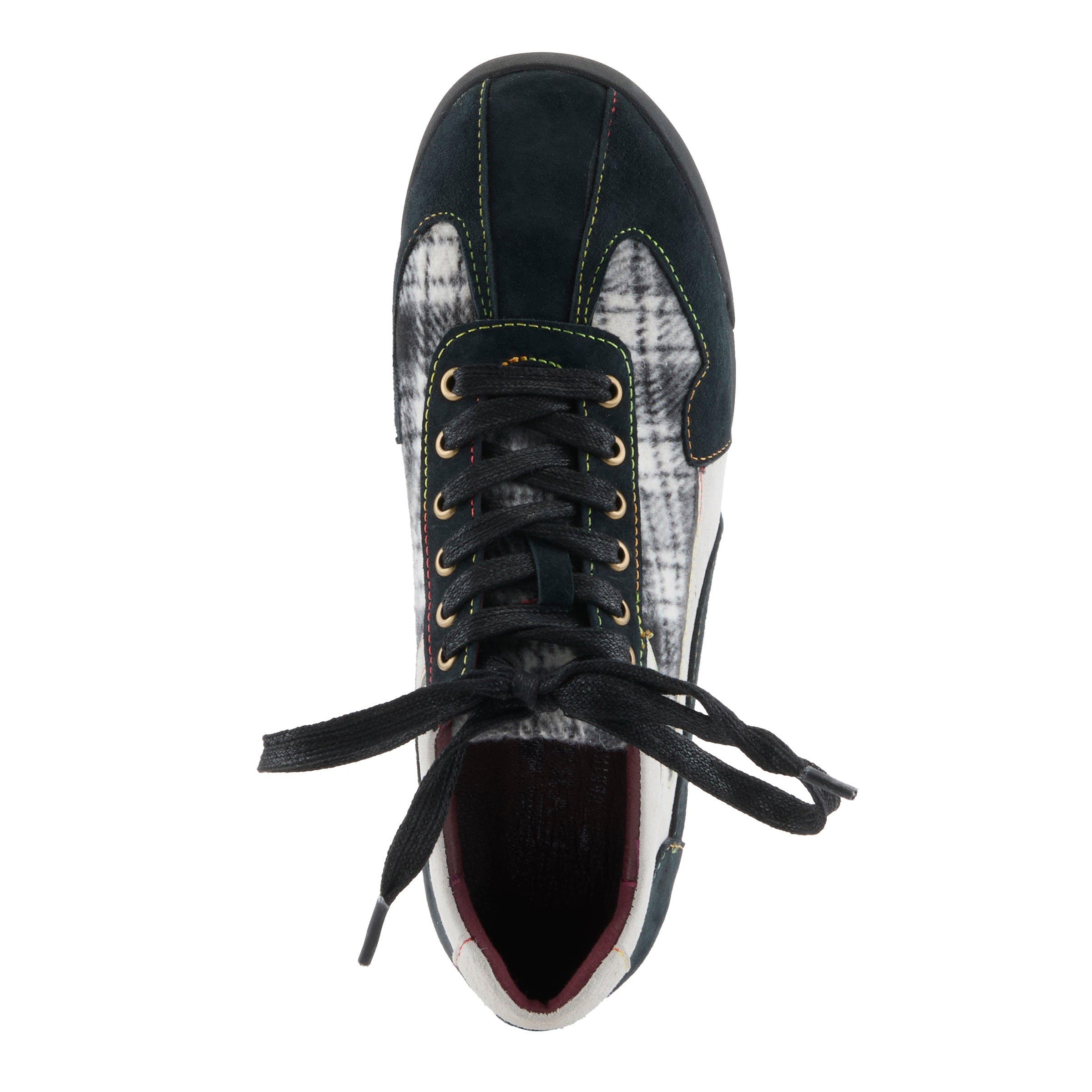 BLACK MULTI SUEDE