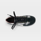 L'Artiste Carpediem sneakers in Black Multi Suede, top view