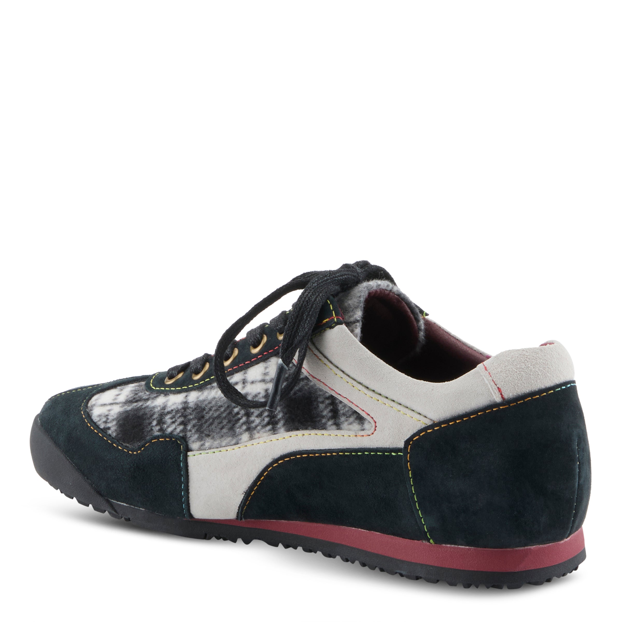 BLACK MULTI SUEDE