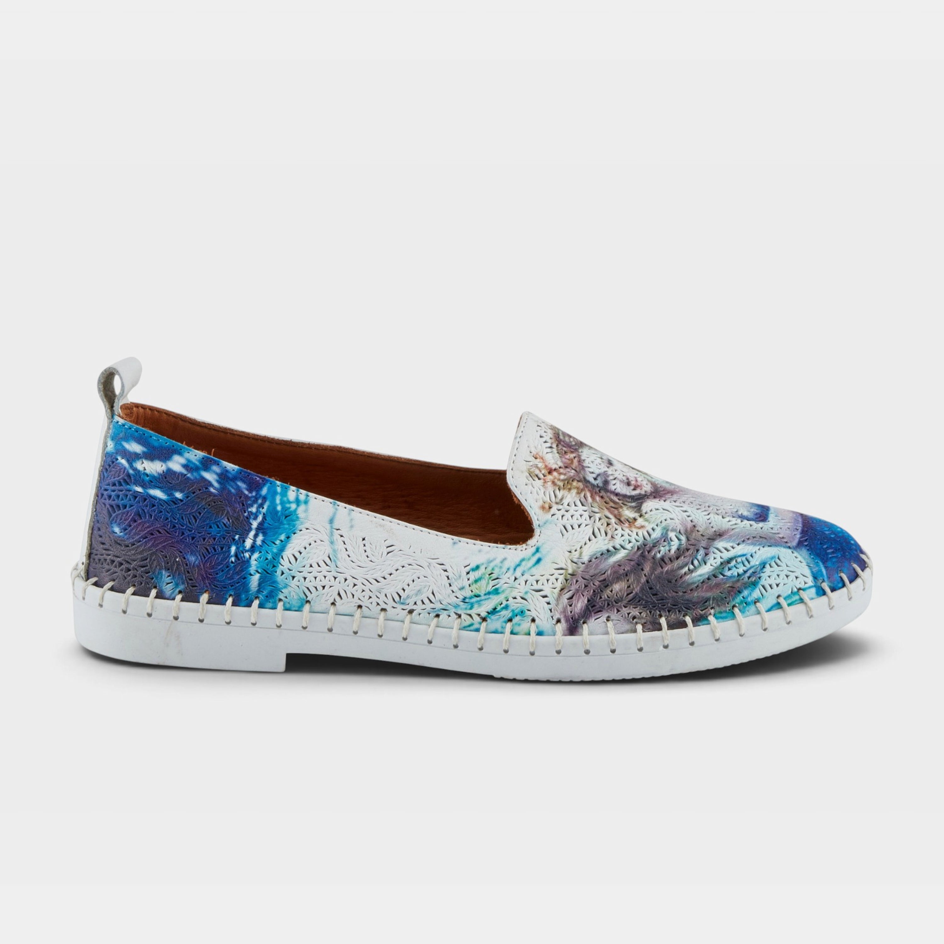 Spring Step Carraway Blue Multi Shoe