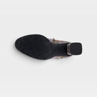 L'Artiste Carre boots in Brown Multi, outsole view