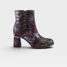 L'Artiste Carre boots in Plum Multi, hero view