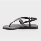 Azura Cartwheel Black Sandal