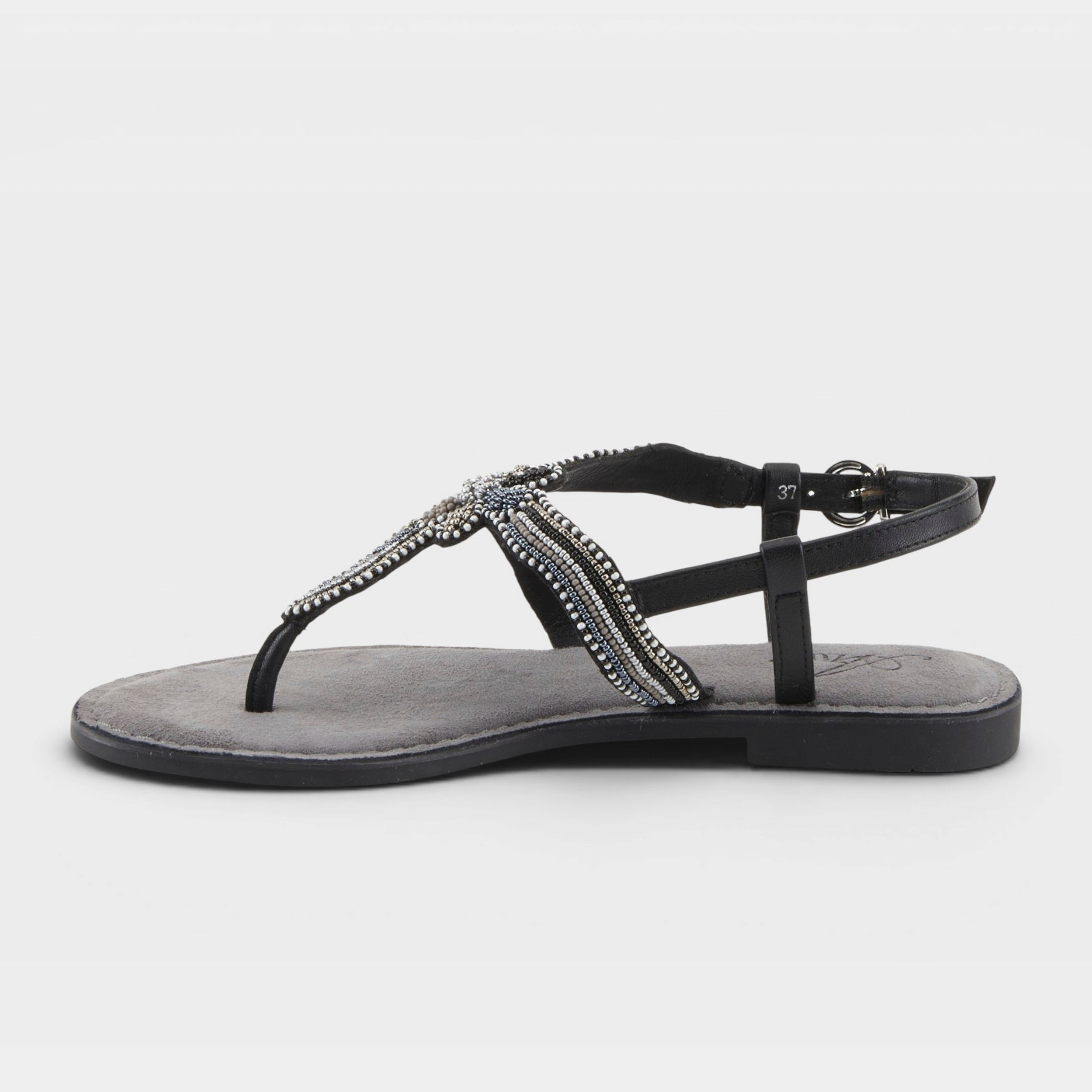 Azura Cartwheel Black Sandal
