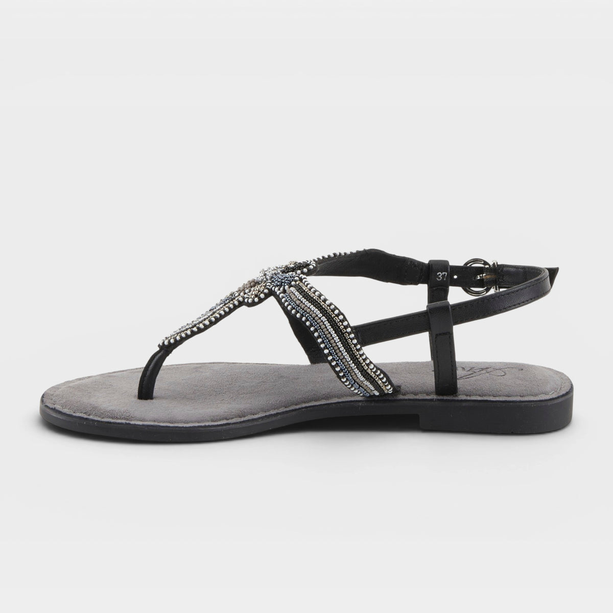 Azura Cartwheel Black Sandal