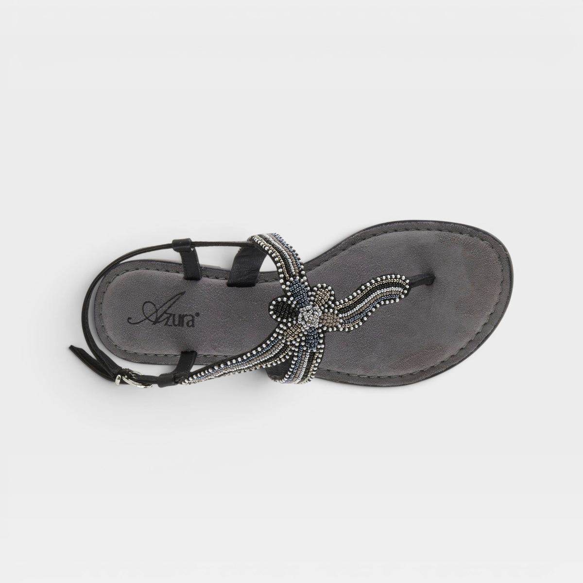 Azura Cartwheel Black Sandal
