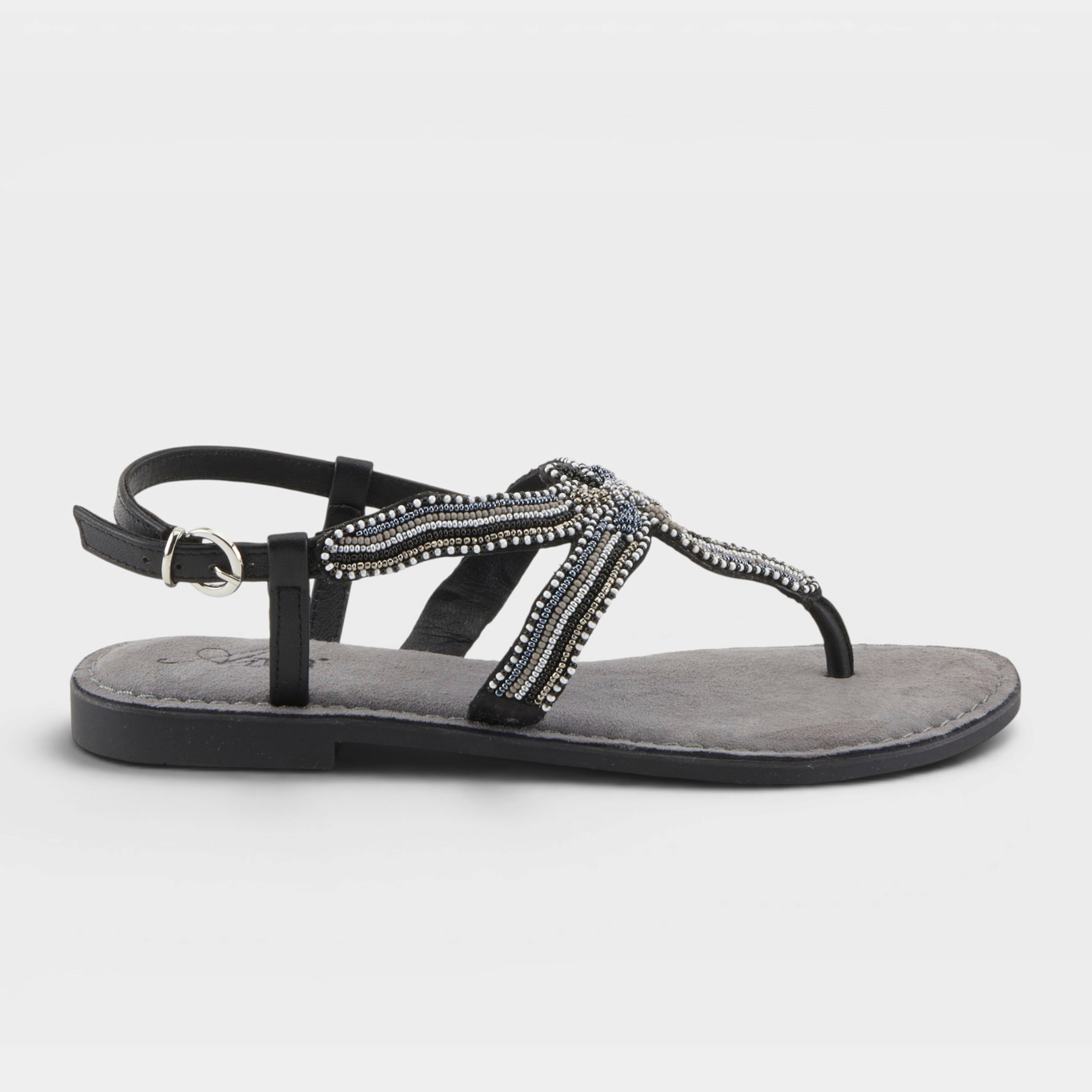 Azura Cartwheel Black Sandal