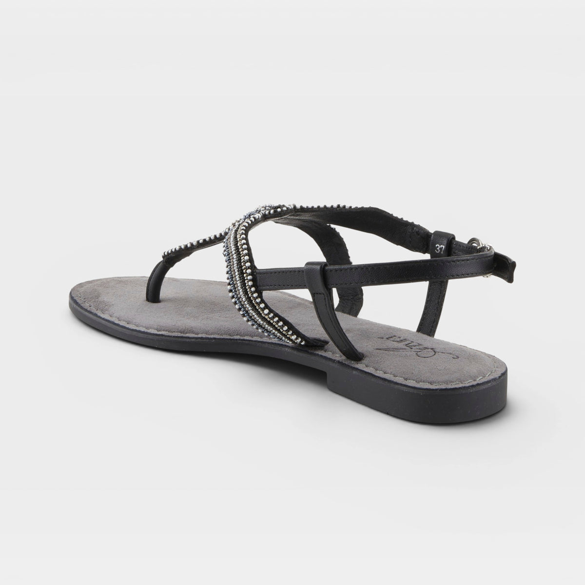 Azura Cartwheel Black Sandal