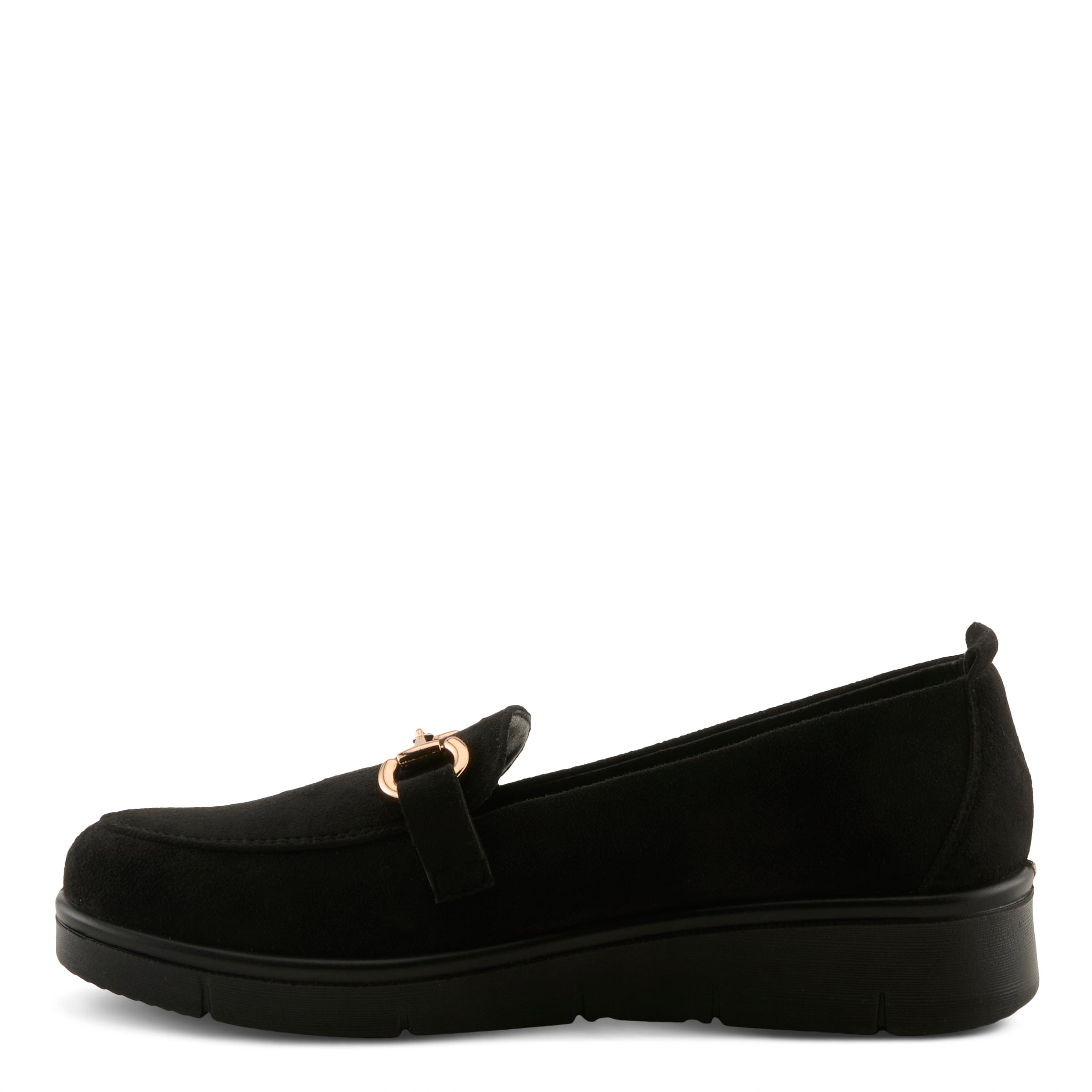 BLACK FAUX SUEDE